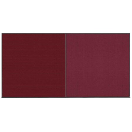 United Visual Products Enclosed Corkboard, 1 Door, 60"x36", 4" Fra UV3410-GOLD-AMETHY